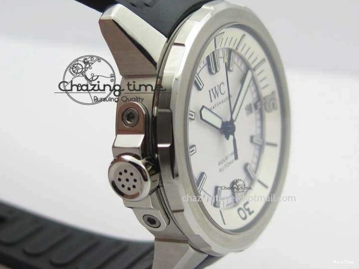 MIROTIME 1226 TechFriendly Aquatimer Automatic SS IW329003 V6F 1:1 Best Edition On Black Rubber Strap MIYOTA 7271